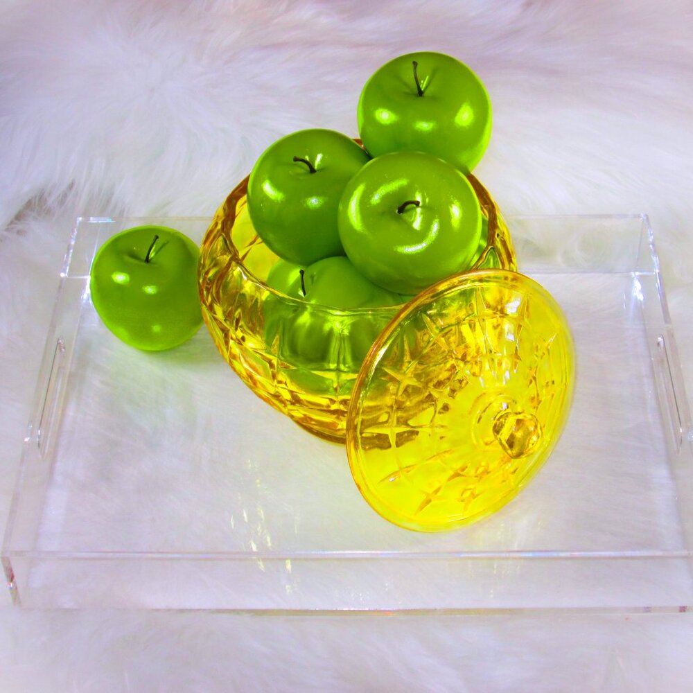 Amber Glass Canister